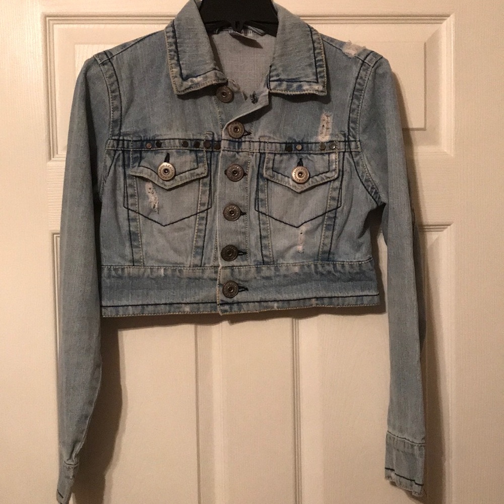 Z Cavaricci Vintage Denim Jean Jacket